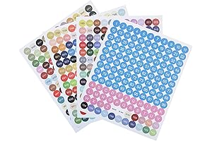 447 Diamond Painting Color Number Stickers: Essential Tool for Organized Diamond Art