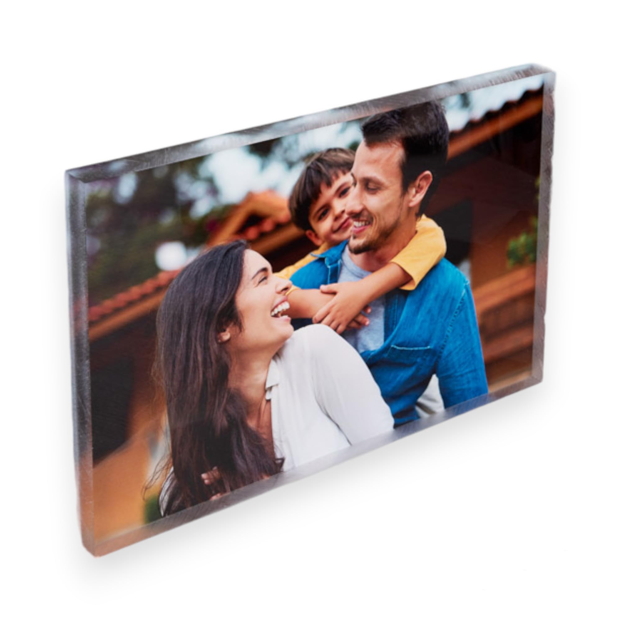 Made in Gift Foto 3D de Metacrilato Personalizado con Imágenes de Diferentes Tamaños como Regalo Original para Familias (29,5 x 19,5)