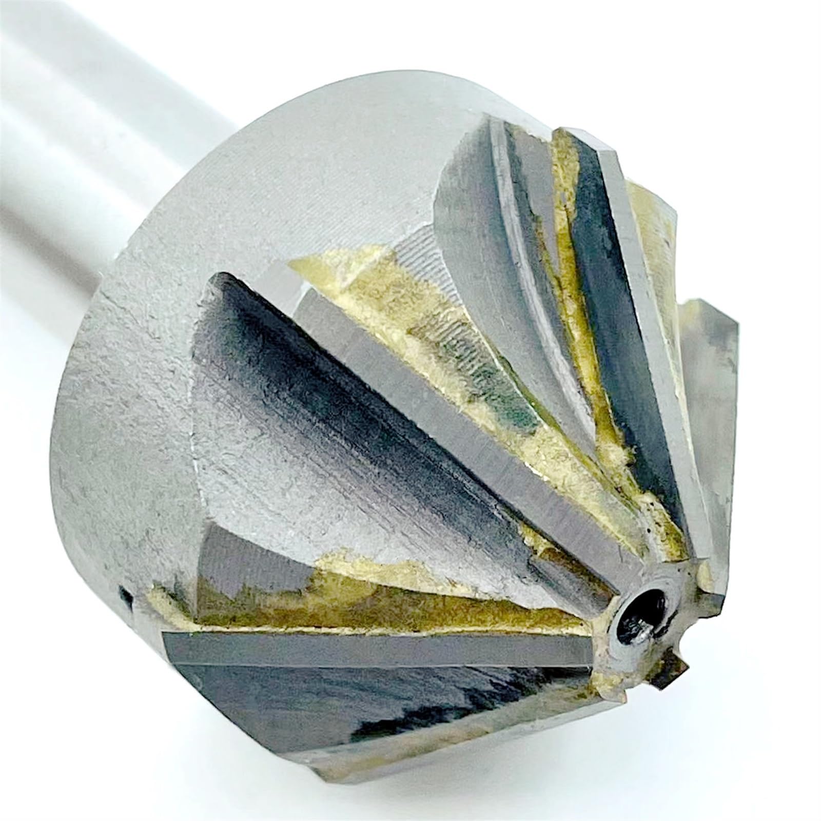 TBZOQAID 1pcs 60/90 Degrees Chamfering Countersink Drill Bit 16-60mm Cutting Diameter Chamfer Milling Cutter with Brazing Carbide Blade TCT Straight Shank Deburring End Mill(30mm-90degree)