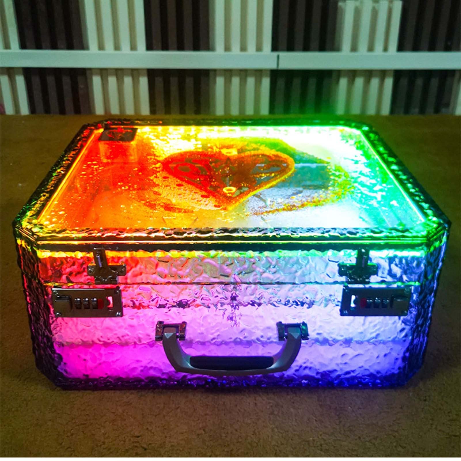 Amazon｜LED シャンパン ボトル プレゼンター 3本収納可能なルミナス