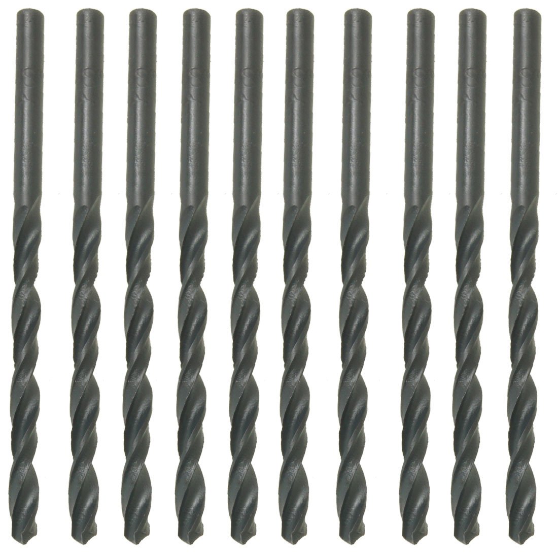 Aexit 10 Pcs Tool Holder Spiral Flute 3mm Diameter Twist Drill Bit for Electric Drilling Model:32as115qo238