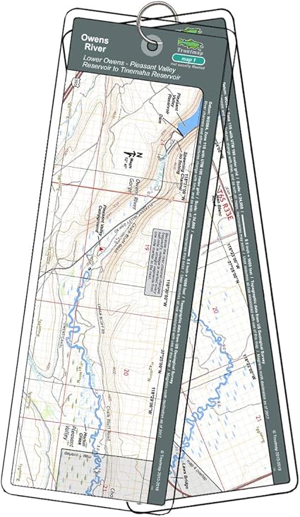 Lower Owens River Fishing Map Amazon.com : Troutmap Lower Owens River Map Set - California, Pleasant  Valley Reservoir To Tinemaha Reservoir : Fishing Charts And Maps : Sports &  Outdoors