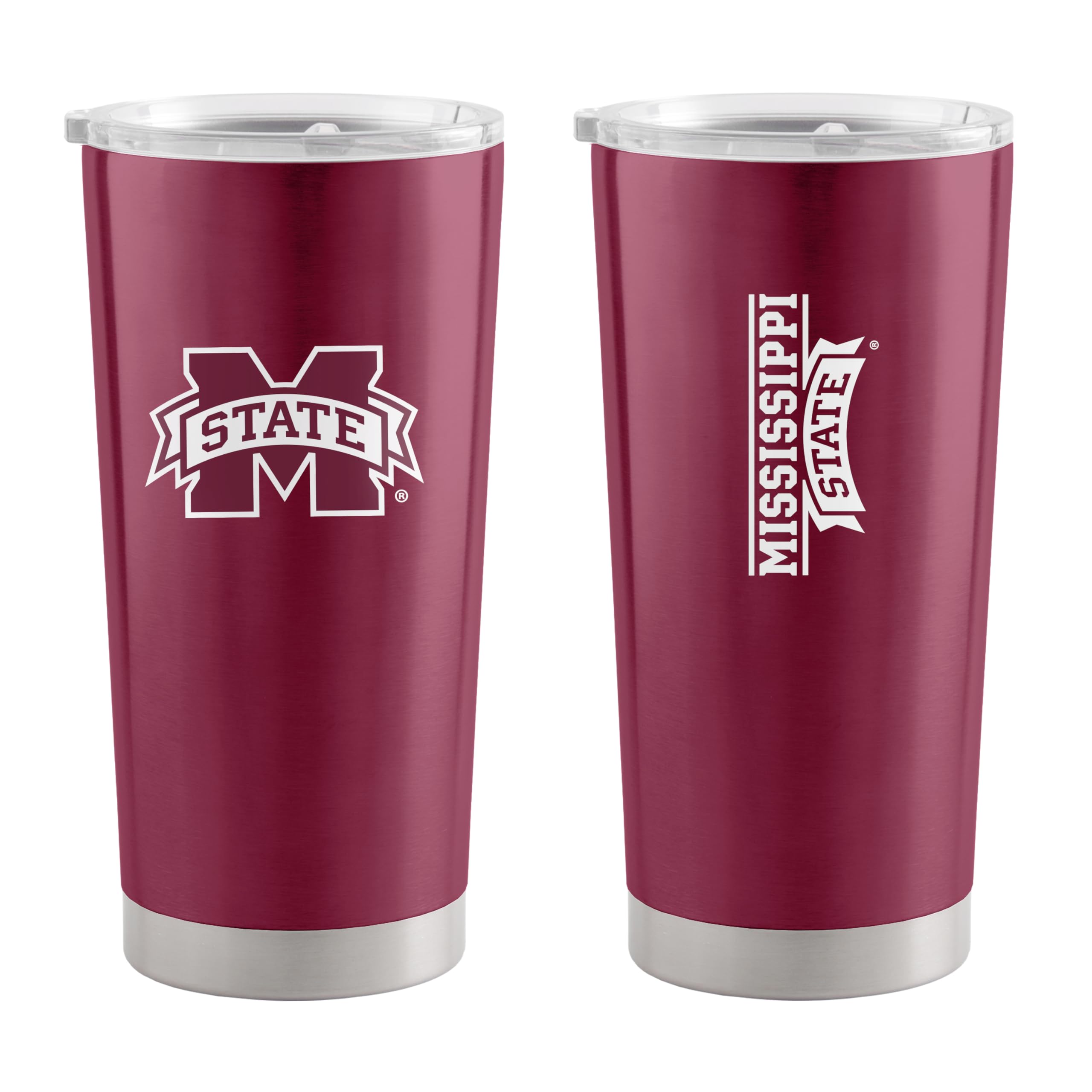 Logo Brands 20 oz Powder Coat Tumbler- Insulated Tumbler with Lid for Water, Iced Tea or Coffee, Smoothie and More