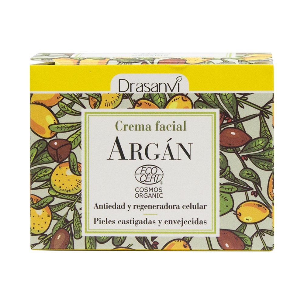 Crema Facial de Argan BIO Drasanvi Pieles Castigadas en 50ml Sin Gluten en oferta en Amazon