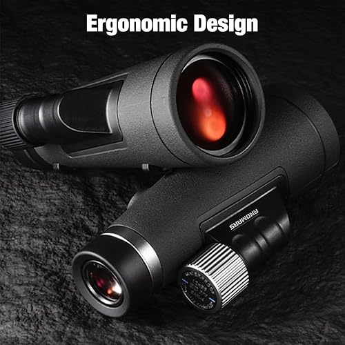 Miniatura 5 de Nuevo monocular Andmars de 12 x 56 ED de alta potencia para adultos. Telescopio impermeable con caja, adaptador de teléfono y trípode. Revestimiento