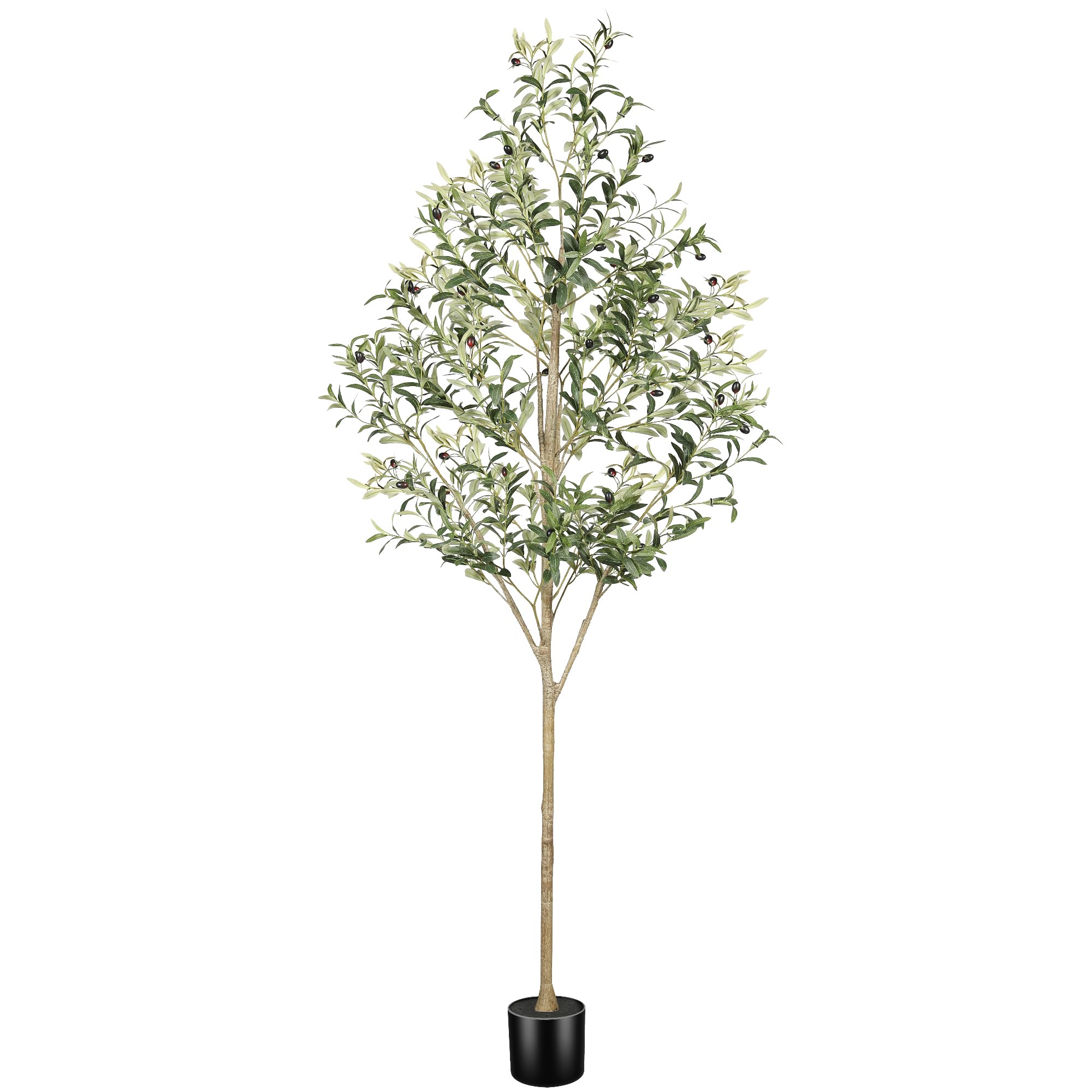 FEELEAD Faux Olive Tree 7ft,Olive Trees Artificial Indoor