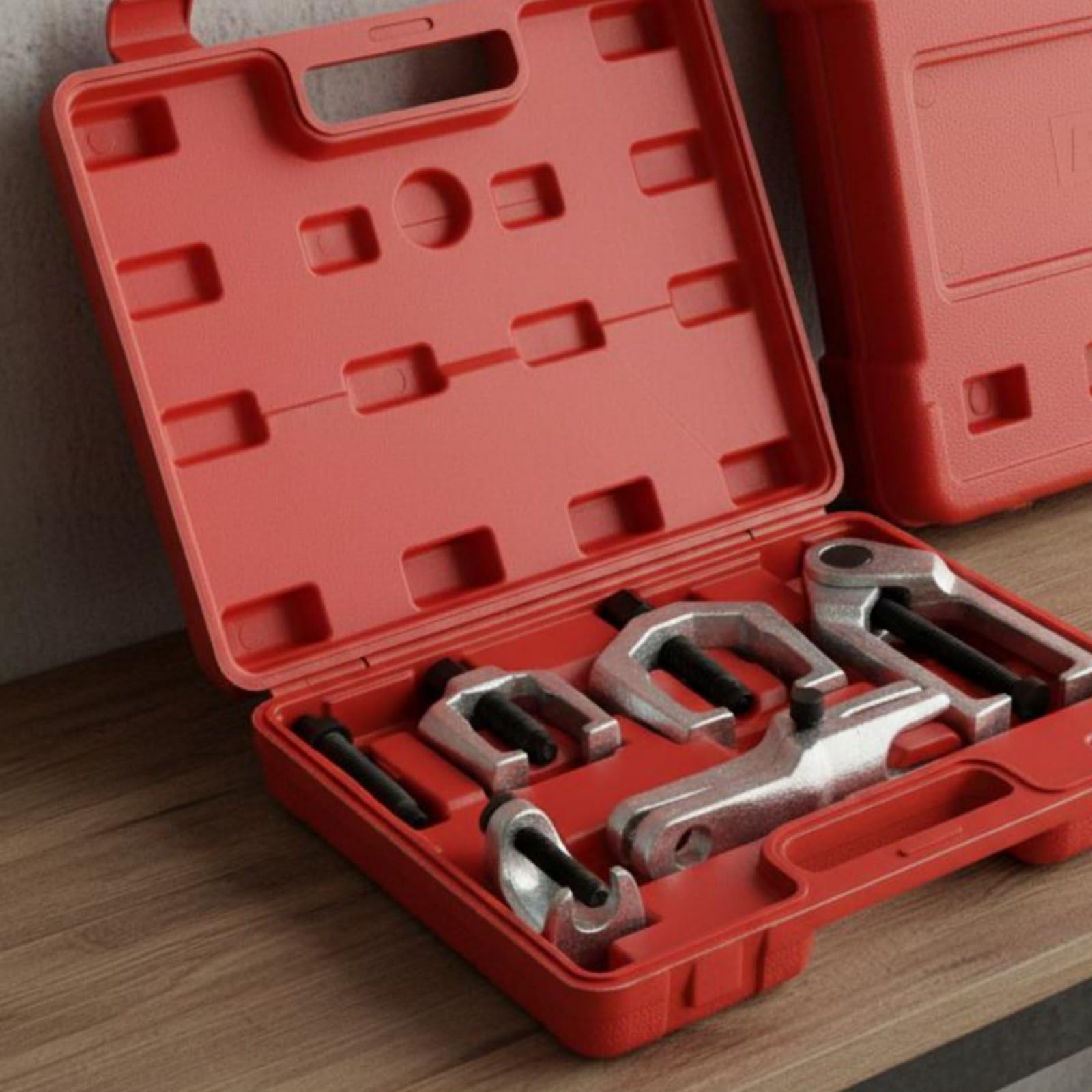 5 Pezzi Estrattore Snodo Sferico Kit Attrezzi Smontaggio Tirante Sterzo Braccio Pitman Separatore Giunti Multimisura Acciaio al Carbonio Resistente
