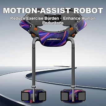 Lightweight Exoskeleton Suit for Walking, Bionic Exoskeleton Walking Assist, Flexible Belt, Portable and Easy to Store, Mobility Exoskeleton for Walking Aid for Walk/Go Upstairs/Ride(M+M)