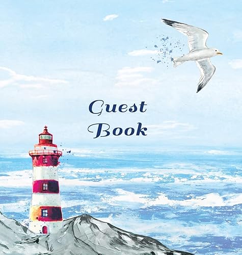 GUEST BOOK FOR VACATION HOME, Visitors Book, Beach House Guest Book, Seaside Retreat Guest Book, Visitor Comments Book.: HARDCOVER: Suitable for Beach ... Home, Boats, Airbnb, Airbnb, Guest House