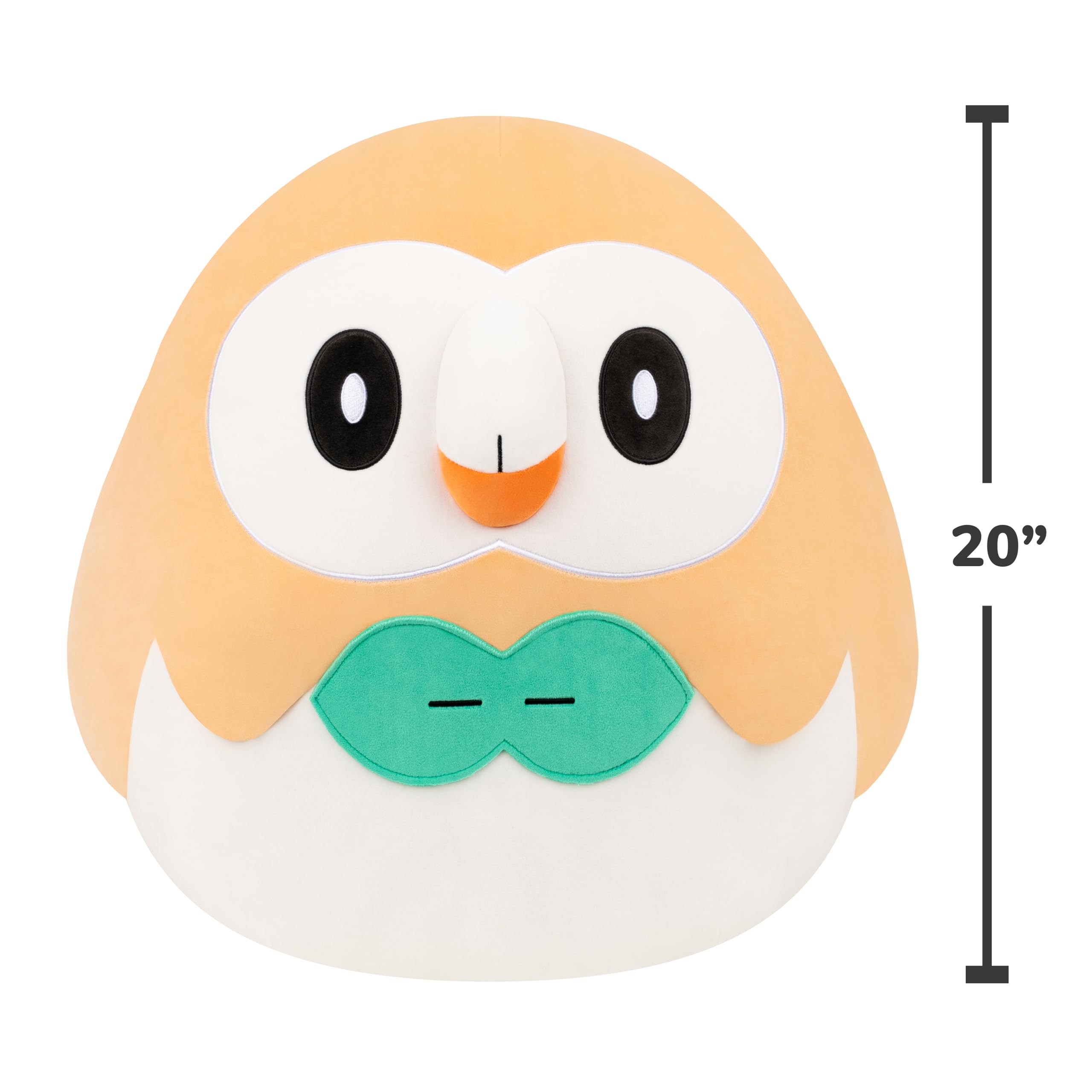 Squishmallows Original 20-Inch Pokémon Plush - Ultrasoft Official Jazwares Plush (Jumbo): Rowlet