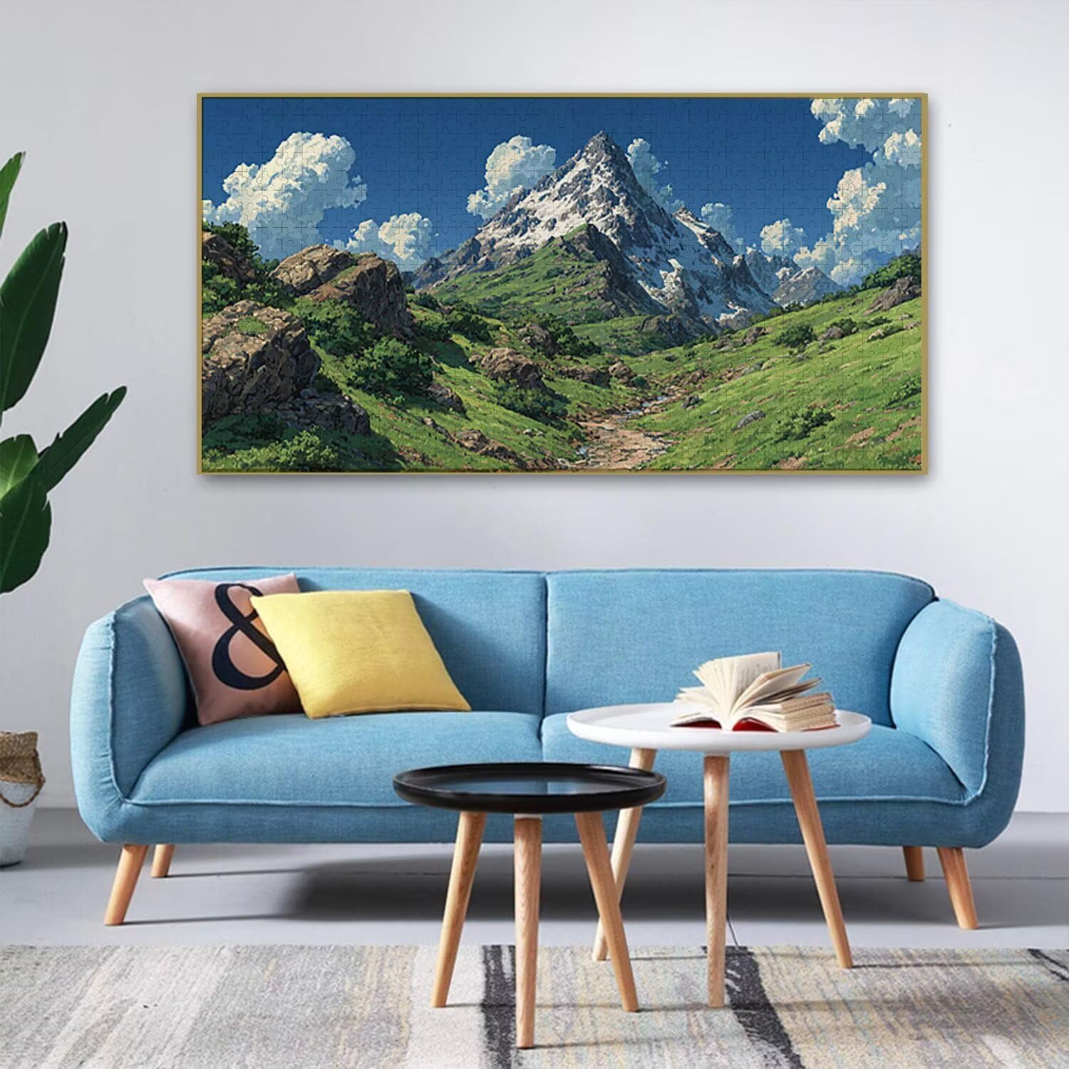 Puzzle para Adultos 1692 Piezas, Paisaje Puzzle, Difícil, Desafiante, Rompecabezas Encajan Perfectamente, Letras en la Parte Posterior, sin Polvo, Regalo para Personas Mayores (179x31cm) v-217