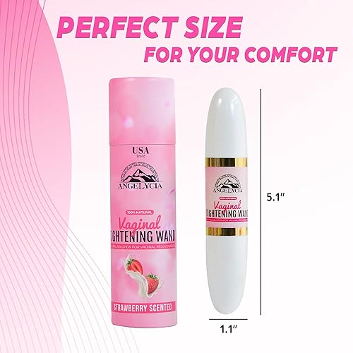 Miniatura 7 de Magic Tongkat Madura Virginity Varita de rejuvenecimiento vaginal de resultado instantáneo, palo vaginal natural para apretar y limpiar (fresa)