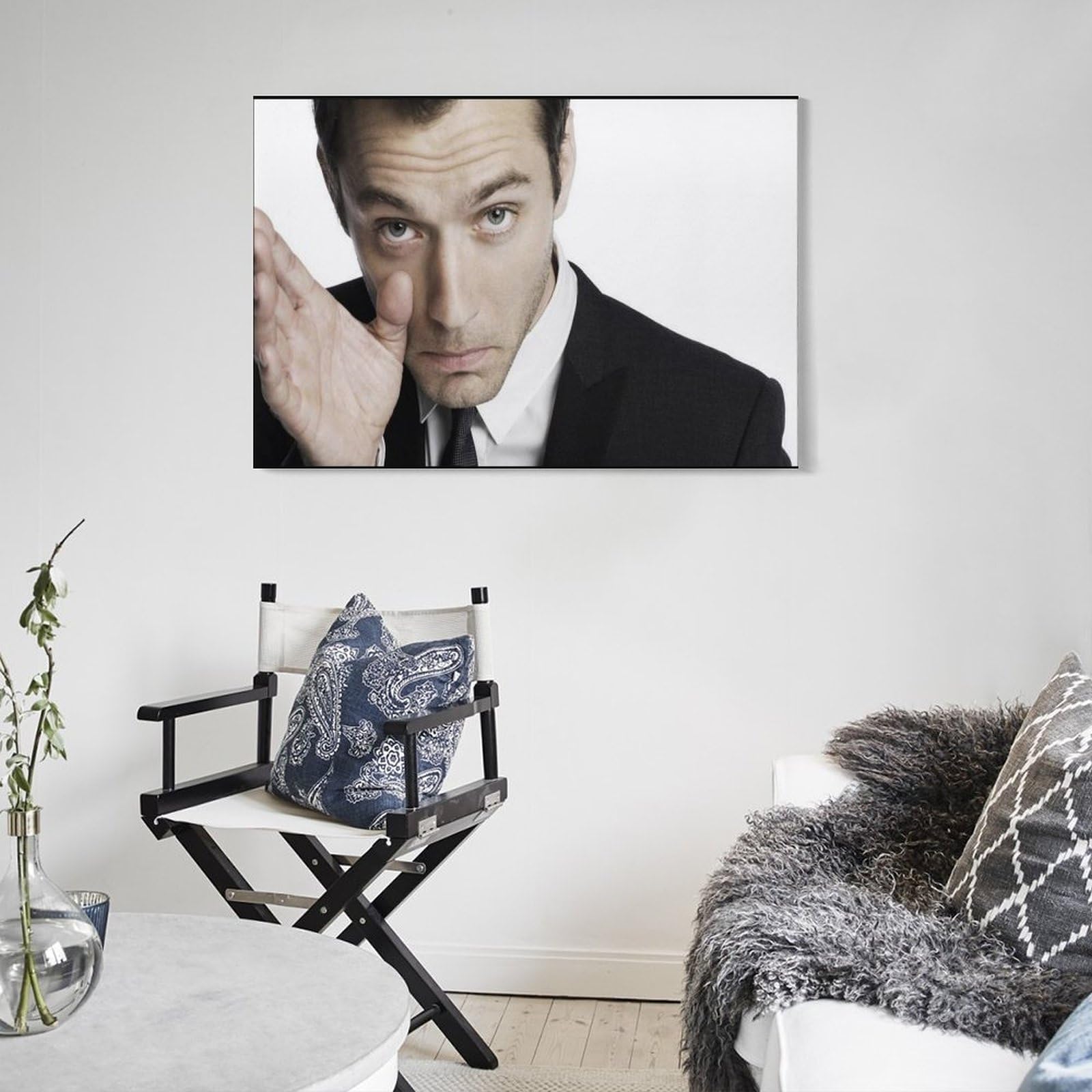 Amazon.co.jp: ジュード・ロウ最新画像ポスター1キャンバスアート