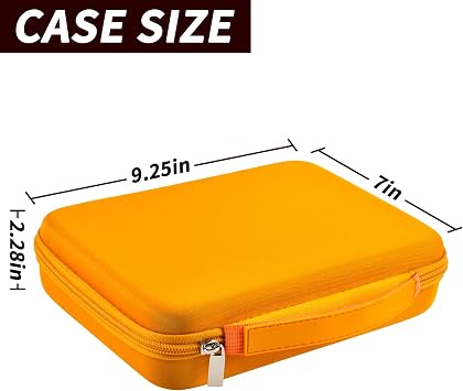 Comecase 15-Slot Case for Bakugan Figures and Cards with Mesh Pocket-Yellow