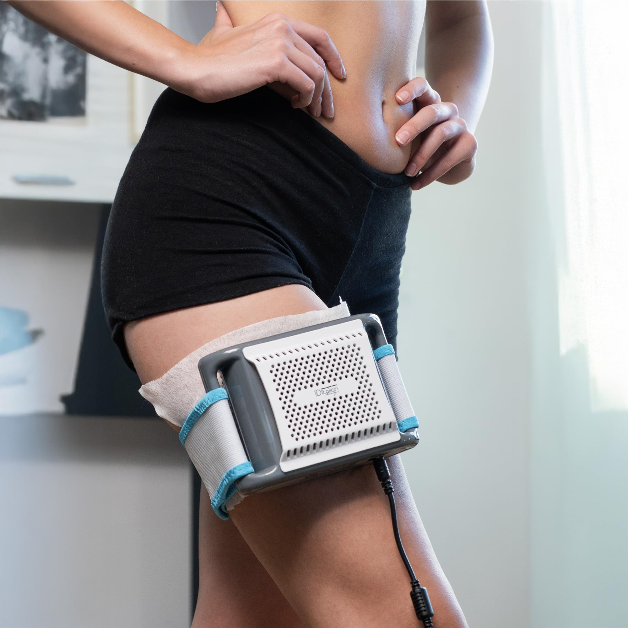 ID Italian Design – Macchina per crioterapia a casa Glaciar Cryosculpt – Raffreddamento controllato per applicazione corporea localizzata – Uso domestico