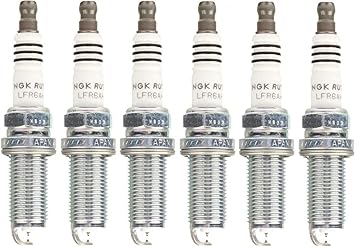 NGK Set of 6 Ruthenium HX Plugs LFR6AHX-S for BMW Lexus Toyota Volvo