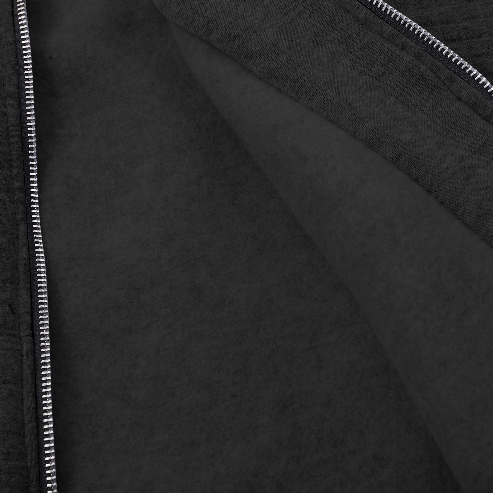Felpa con cappuccio da uomo con zip intera, casual, a blocchi di colore