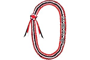 Cindeer Silk Graduation Leis for 2024 Graduates: The Perfect Embroidered Adornment for Your Special Day