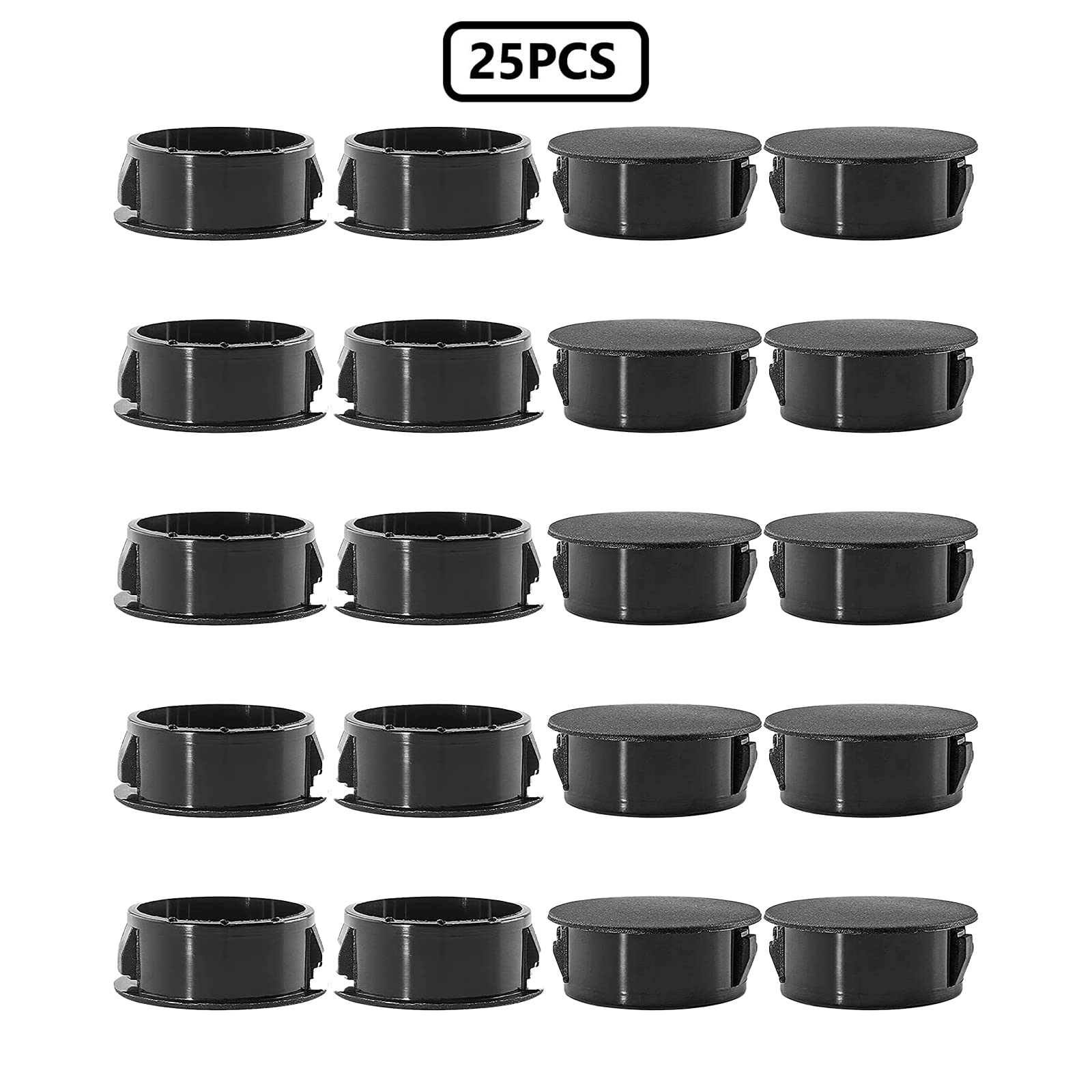 NEW SET OF 4 LAVANTURE 3/4 (0.750) LOCKING DOME HOLE PLUGS