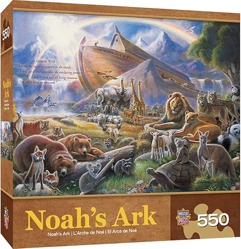 MasterPieces Colección de rompecabezas inspiradores - Noahs Ark 550 Rompecabezas de 550 piezas