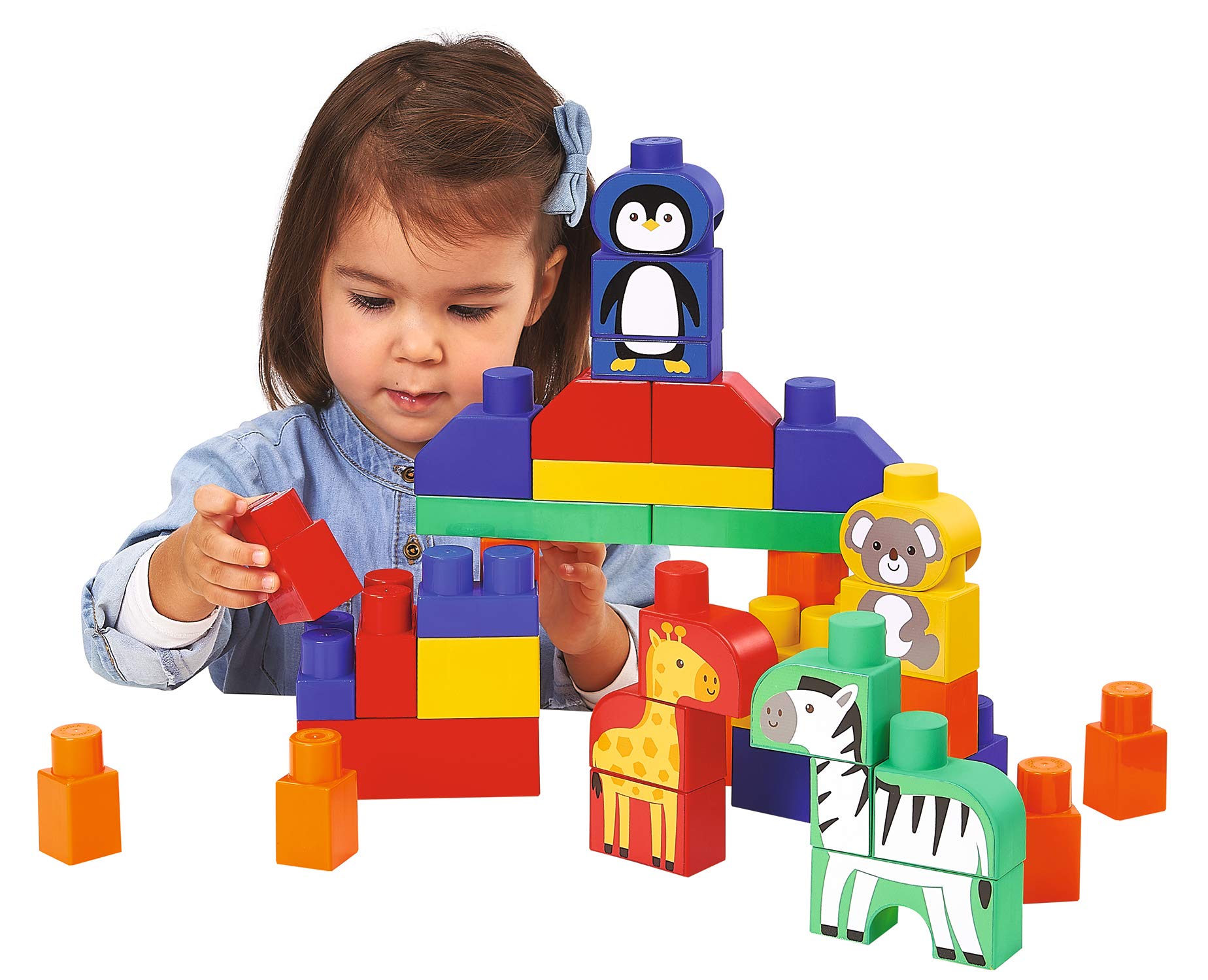 Ecoiffier Abrick Safari 50 Large Animal Building Bricks