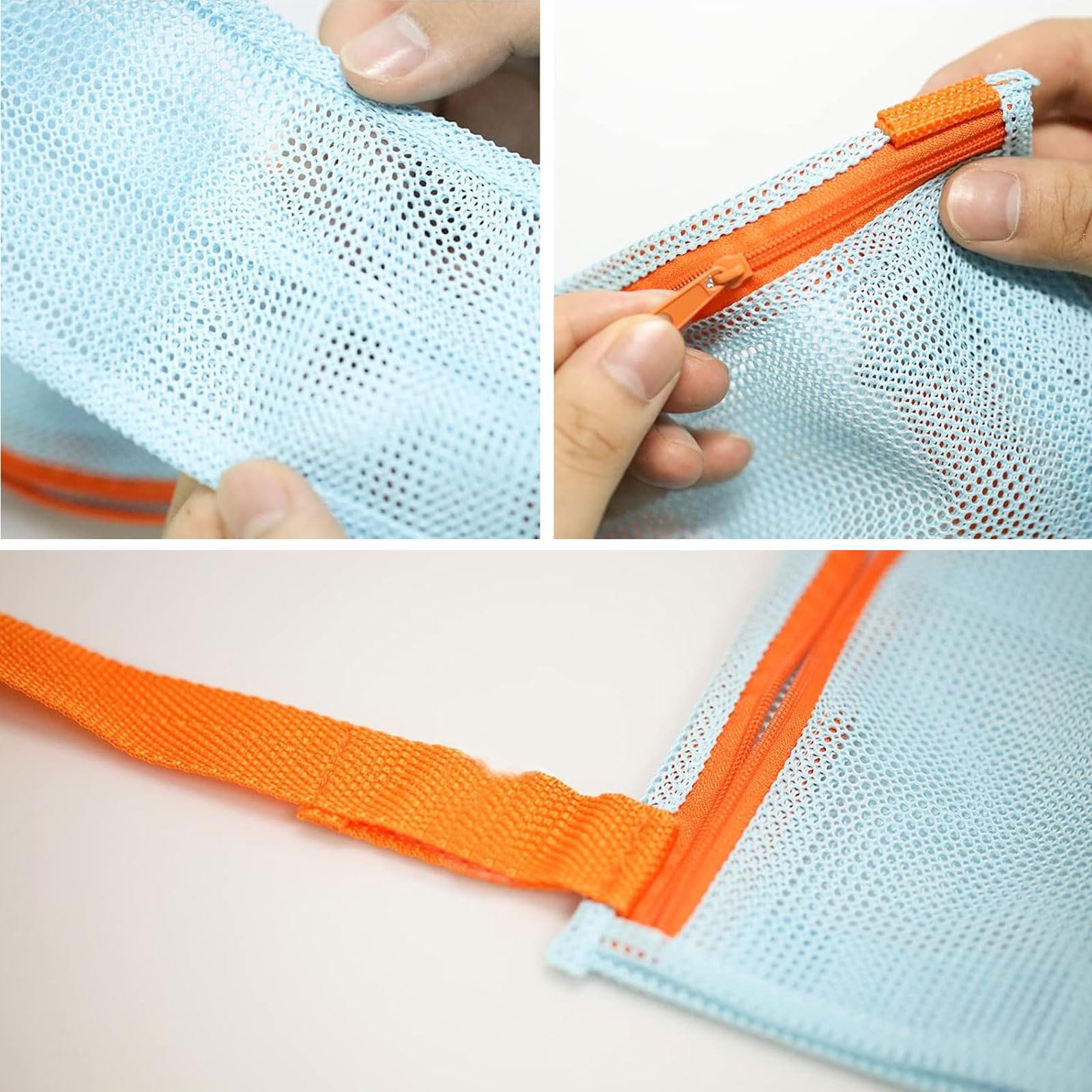 Pala De Playa Con Malla De Acero Inoxidable Y Bolsa De Malla Para Recoger Conchas, Juguete De Arena Infantil Para Filtrar Y Buscar Tesoros