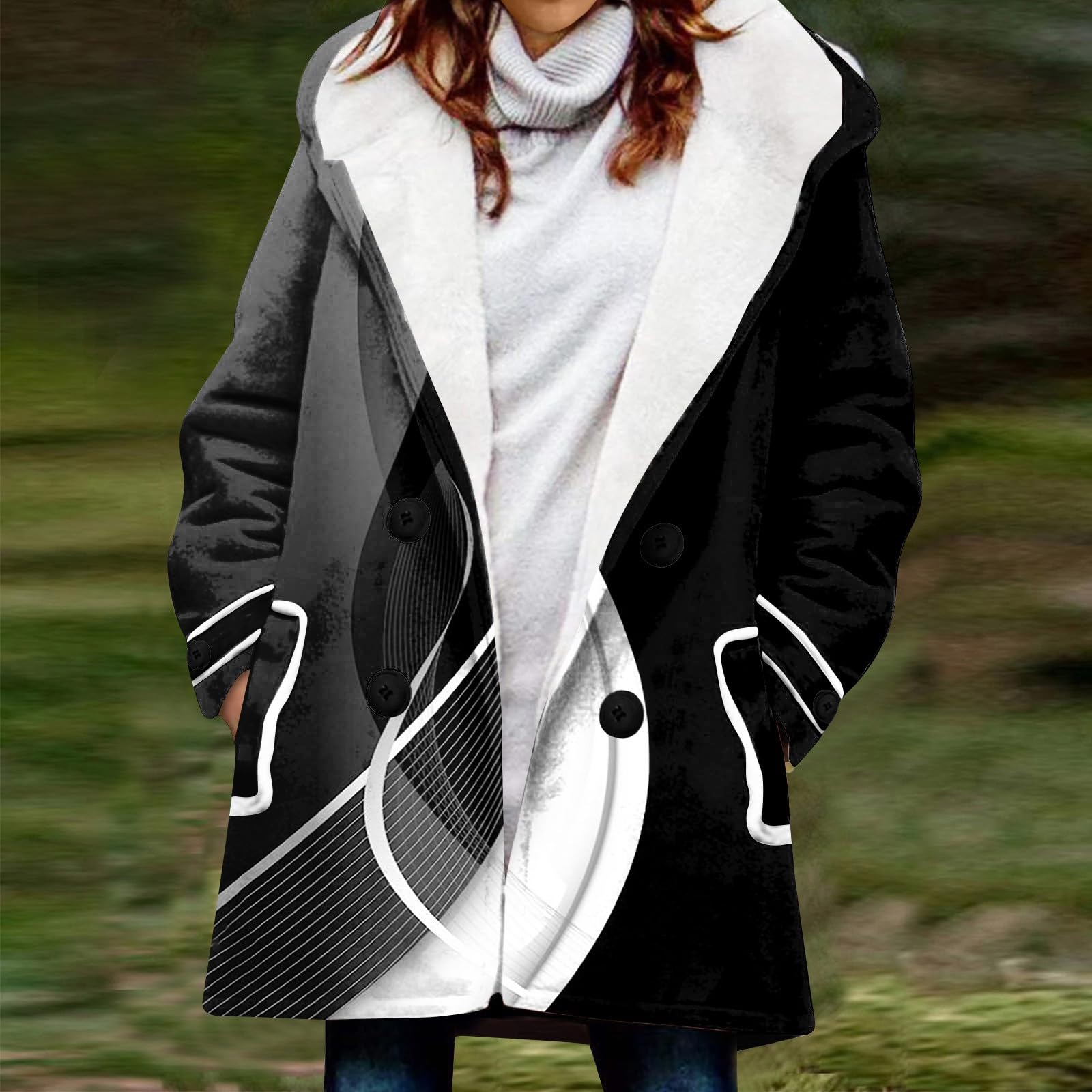 Veste Capuche Femme Hoodie Tendance Manches Longues à Capuche Trench