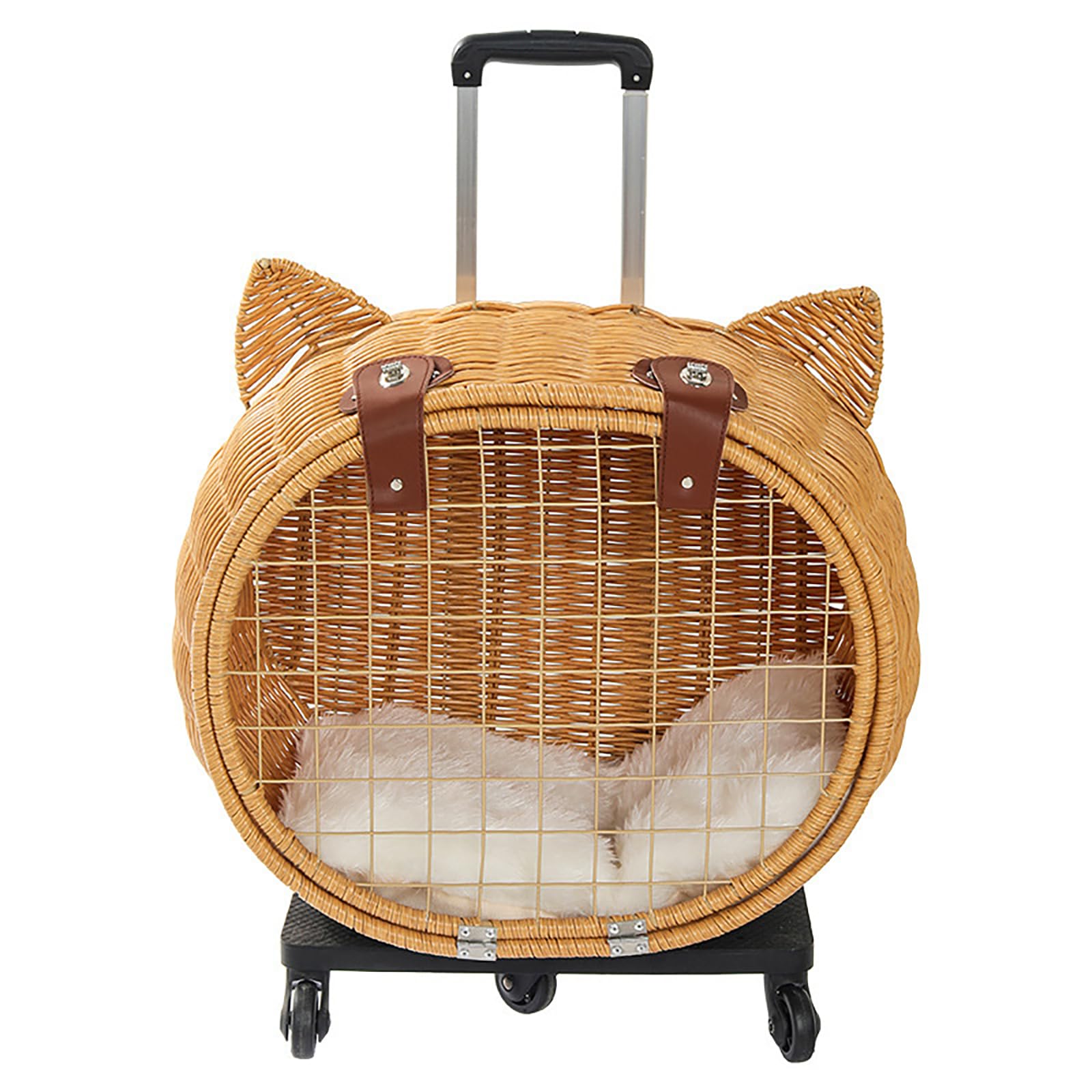 小動物用品 ペット用(小型)キャリーバッグ 蓋付き篭 インテリア