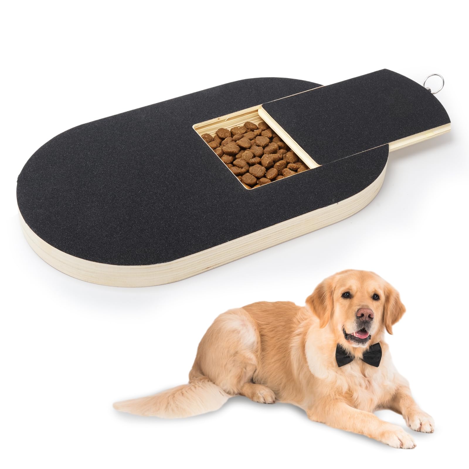 Planche à gratter pour ongles de chien avec boîte à friandises intégrée