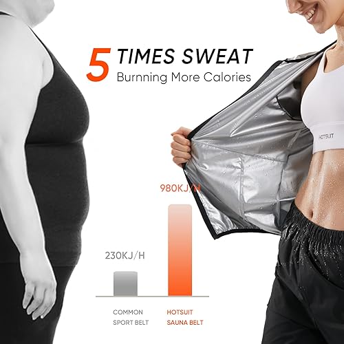 Miniatura 5 de HOTSUIT Sauna Suit Women Machine Washable Sweat Sauna Jacket Pants Anti Rip Sweat Suits for Gym Workout