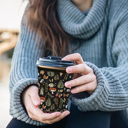 Miniatura 3 de Funda aislada reutilizable para la taza de café helado, funda de neopreno de café para bebidas frías y calientes, soporte para bebidas para café