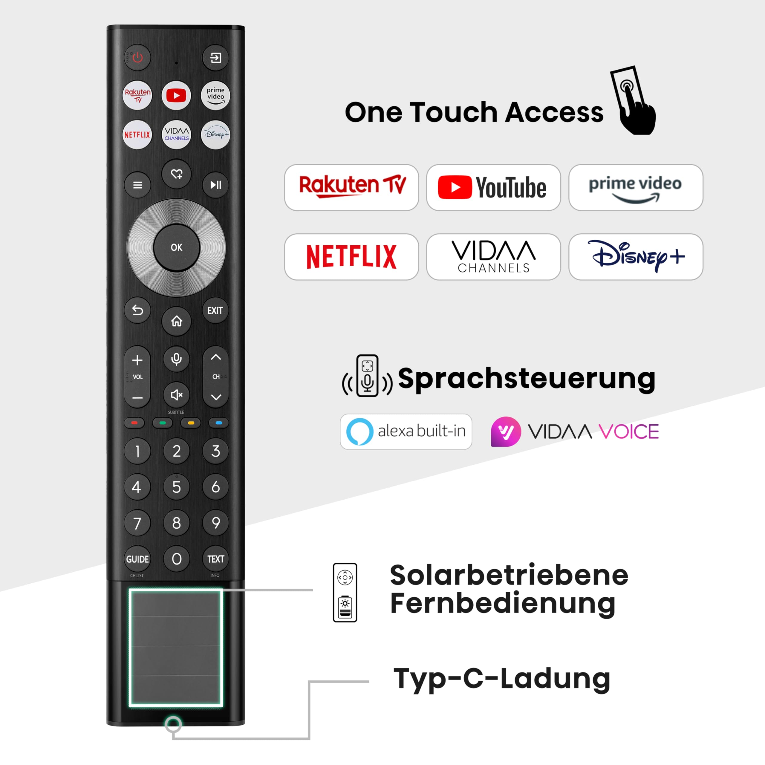 Hisense 85U7NQ 215cm (85 Zoll) Fernseher, 4K Mini LED ULED HDR Smart TV, Quantum Dot, 120Hz/ 144Hz VRR, HDMI 2.1, Game Mode Pro, Dolby Vision IQ & Atmos, Bluetooth, Alexa Built-in, Anthrazit, [2024]
