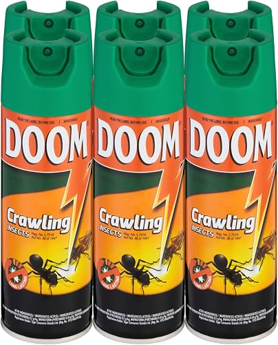 Doom Defend Crawling Insects Spray 180 ml (Pack of 6)