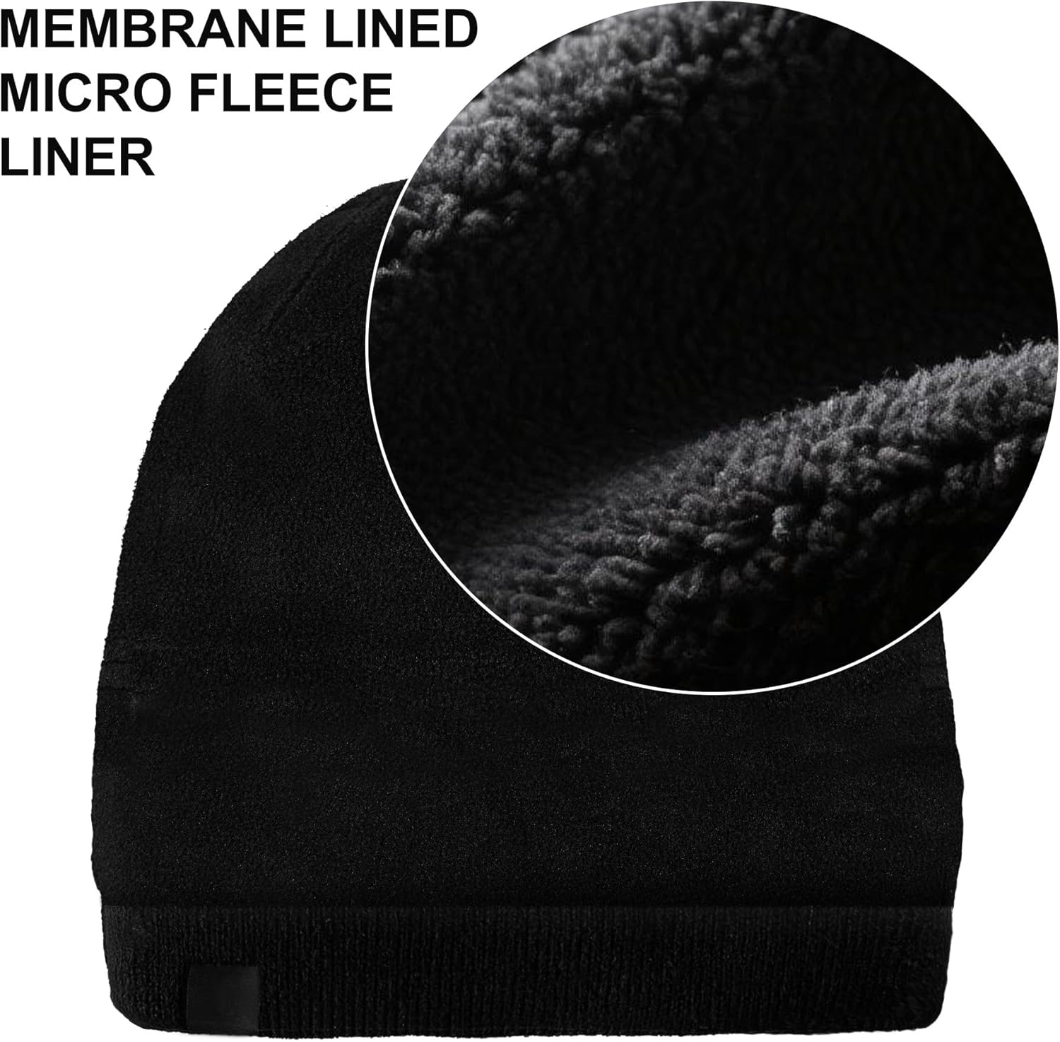 DexShell Waterproof Beanie for Men & Women, Windproof Thermal Winter Hat with Fleece Liner, Cuffed Knit Cap for Cold Weather - Image 4