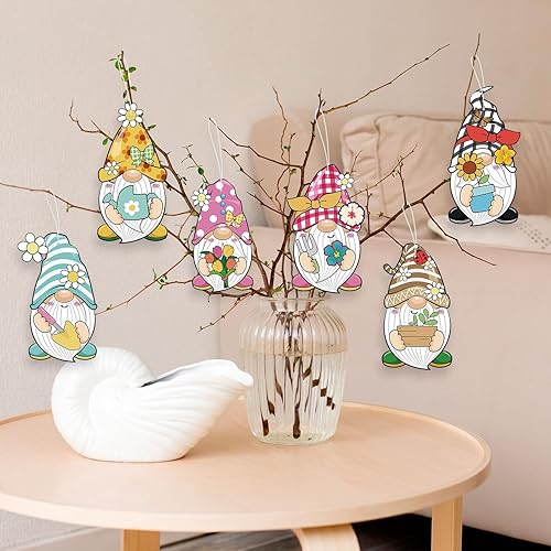 Miniatura 8 de 30 juegos de manualidades de Navidad de invierno, adornos de gnomos de invierno, decoraciones de arte, calcomanías de gnomo de invierno, artes y