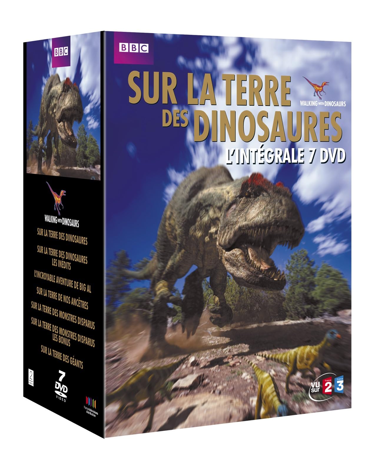 SEVEN 7 Coffret Intégrale Sur La Terre Des Dinosaures