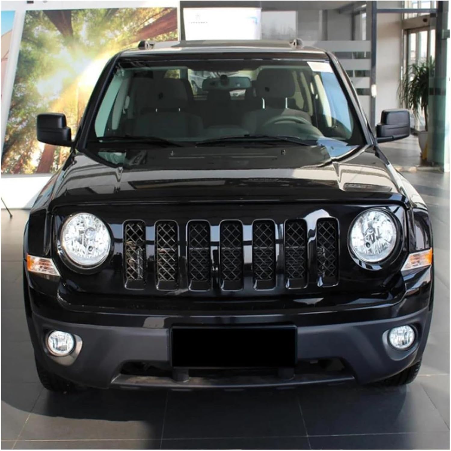 サイドウィンドウバイザー に適合する ジープ に適合する パトリオット MK 74 2007-2019 車の窓日雨シェードバイザーシ