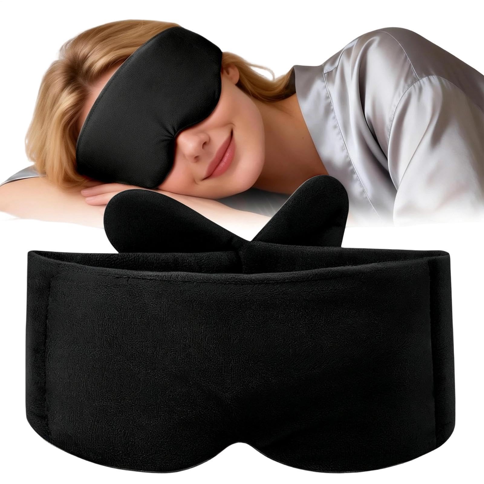 Maschera Occhi Zavorrata Per Pressione Lieve E Blocco Luce Totale, Schermo | Maschera Zavorrata Per Viaggio Casa Hotel Aereo Meditazione Diurna Stanza Luminosa