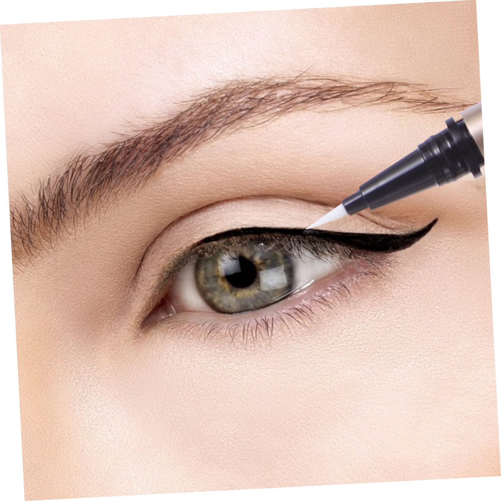 ABOOFAN 5 Stück Teiliges Nachfüllbares Eyeliner Gold Flüssig Eyeliner Behälter DIY Kosmetik Aufbewahrung Leicht und Praktisch für Schminke und Nagelöl