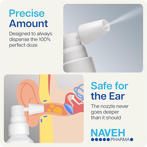 Vista 3 de NAVEH PHARMA Gotas Oticas Otic Guard para Bebés – Aceite Natural para la Eliminación de Cera y Alivio de Infecciones – Limpiador Suave para Oídos