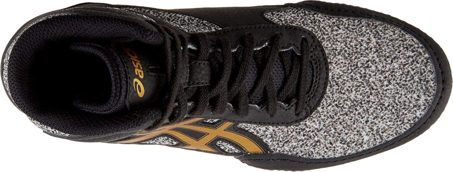 ASICS Kid's Matflex 6 Grade School Wrestling Shoes, 1.5, White/Rich Gold