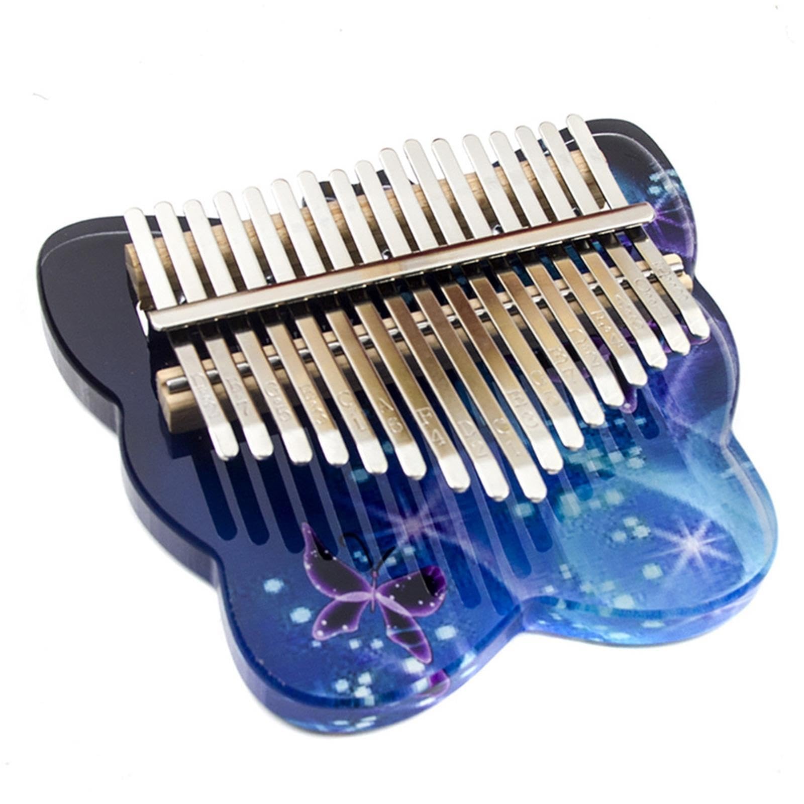 Przenośna Kalimba 17 Nut Kryształowa Kalimba