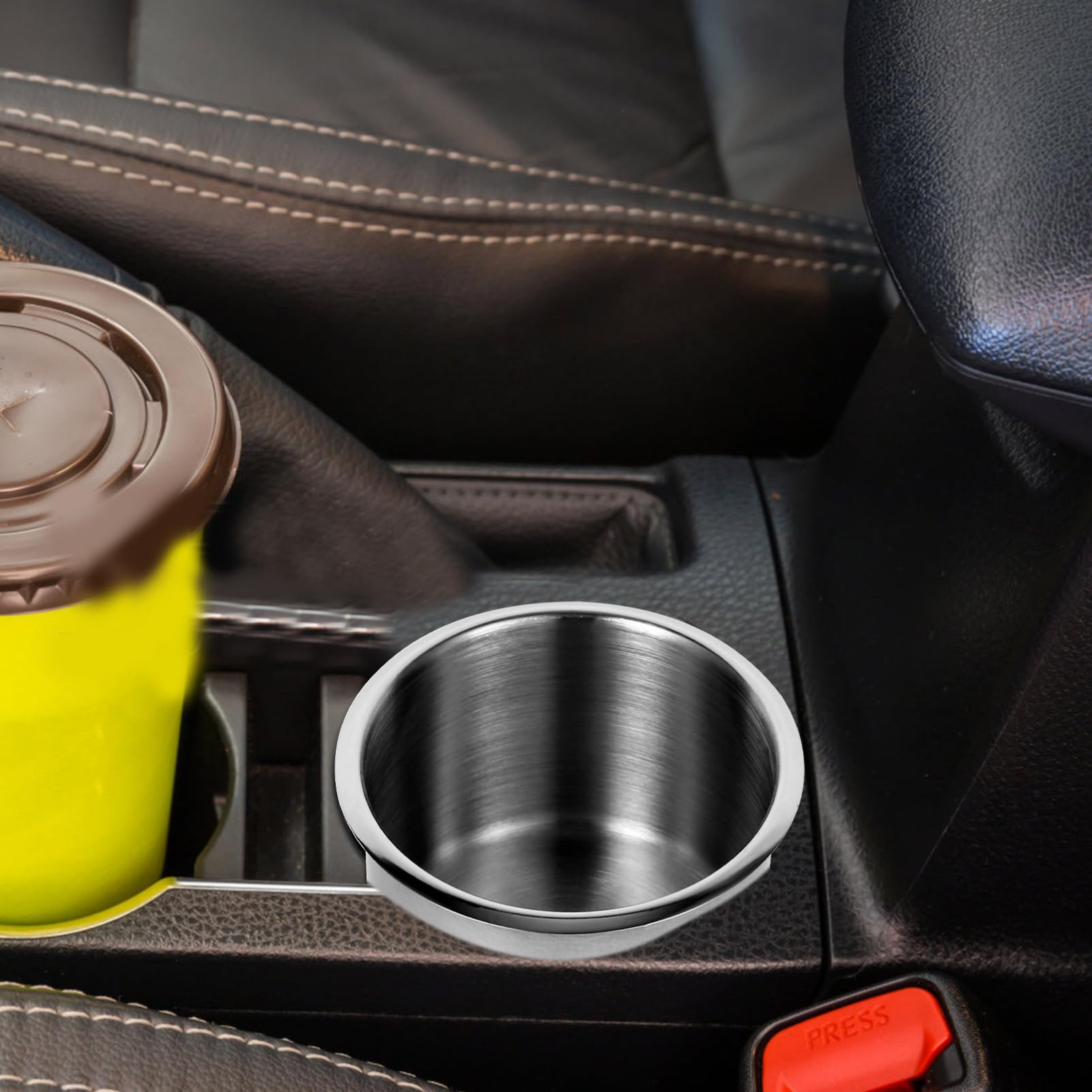Porte-gobelets Automobiles Encastrables 5 Pièces en Acier Inoxydable