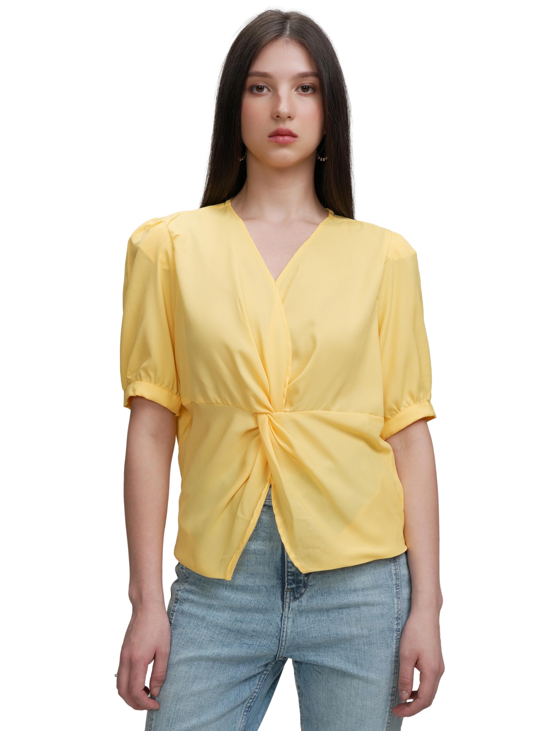 tokyo talkies Women's Solid Regular Fit Shirt-picture-29