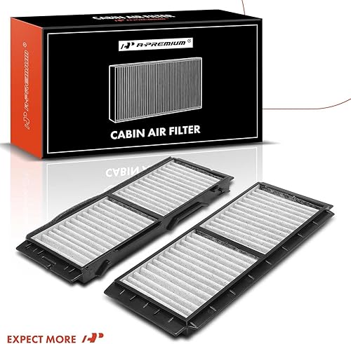 Miniatura 9 de A-Premium Filtro de aire de cabina de 2 piezas con carbón activado compatible con modelos Mazda - 3 2010 2011 2012 2013