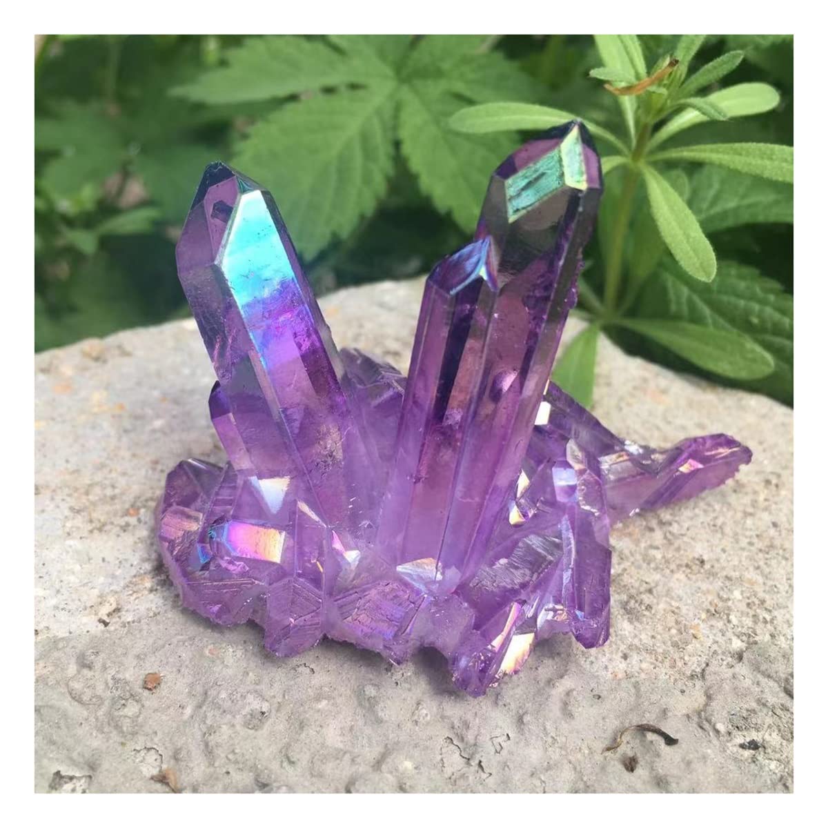 Spécimen minéral haut de gamme en grappe de quartz et pierre de cristal de collection artisanale