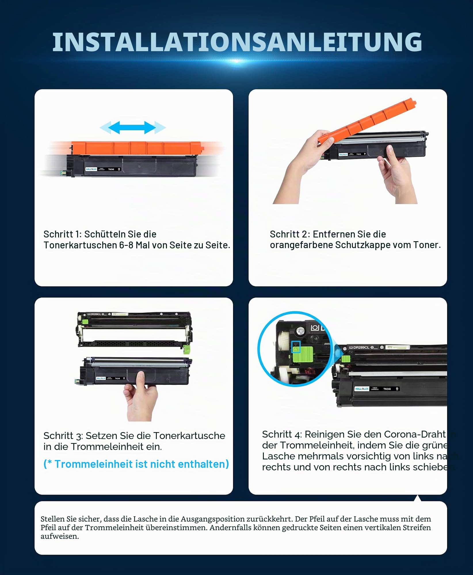 TN248 XL Toner Ersatz für Brother MFC-L3760CDW MFC-L3740CDW DCP-L3560CDW