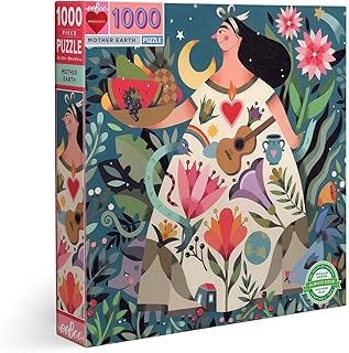eeBoo Piece and Love Mother Earth 1000 piece square adult Jigsaw Puzzle