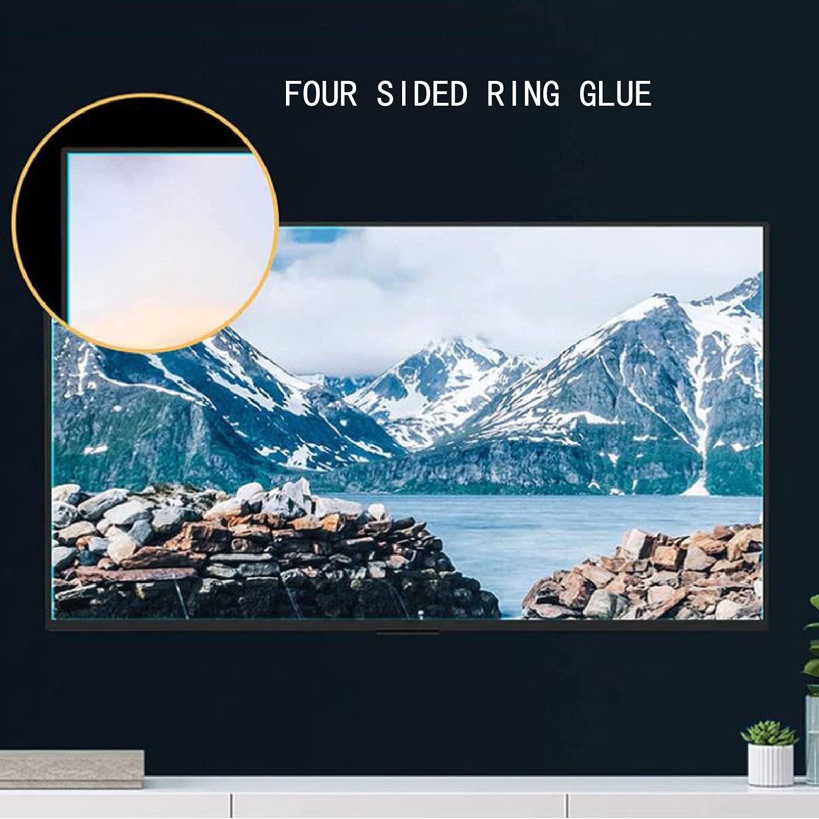 Mate Protector De Pantalla De TV, Anti Reflejante LCD Pantalla Protectora
