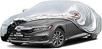 Vista 42 de Funda de automóvil de 6 capas para Tesla Model 3 (2017-2025), impermeable para todo tipo de clima, protección UV contra la nieve, el sol, la lluvia